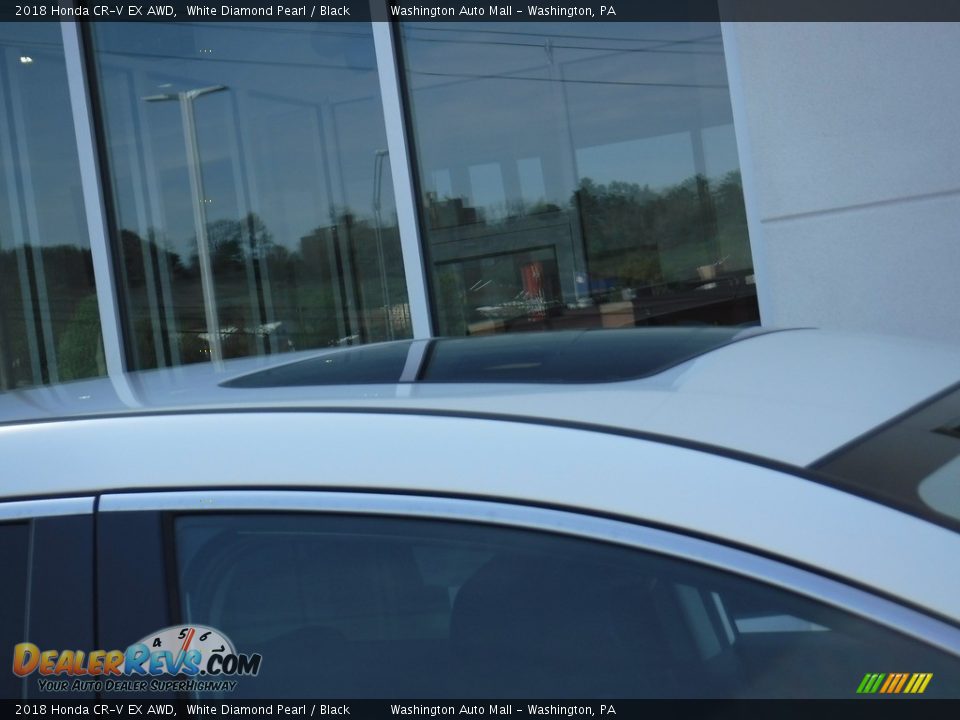 2018 Honda CR-V EX AWD White Diamond Pearl / Black Photo #4