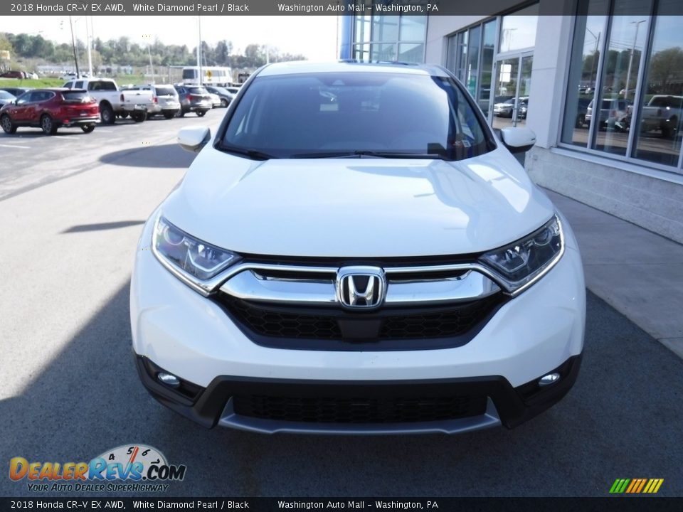 2018 Honda CR-V EX AWD White Diamond Pearl / Black Photo #5