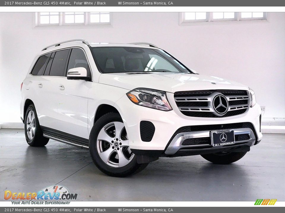 2017 Mercedes-Benz GLS 450 4Matic Polar White / Black Photo #34