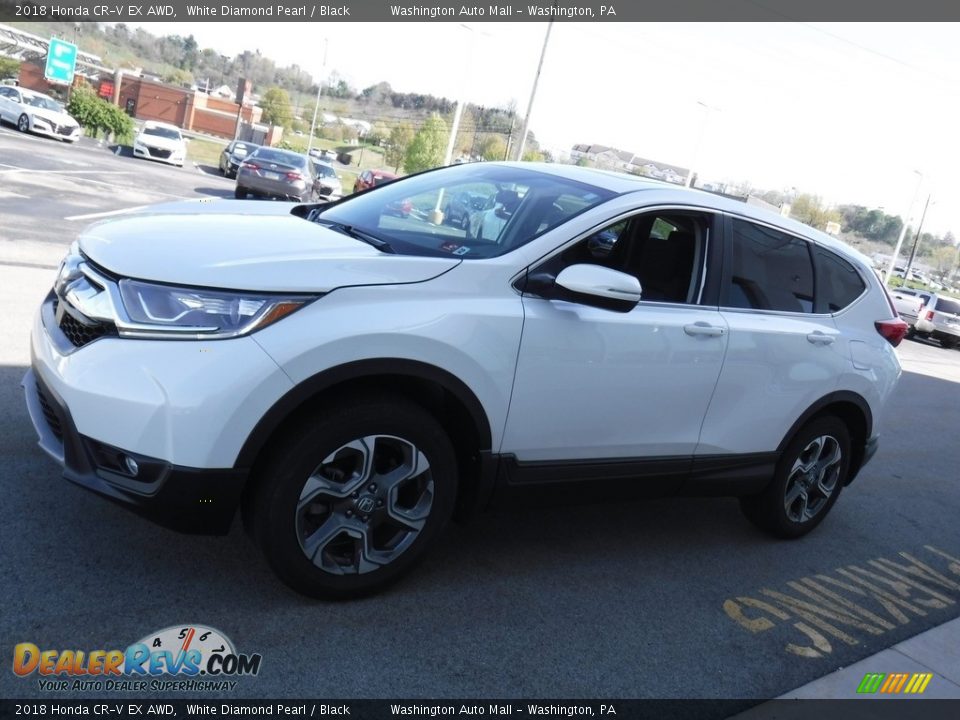 2018 Honda CR-V EX AWD White Diamond Pearl / Black Photo #7