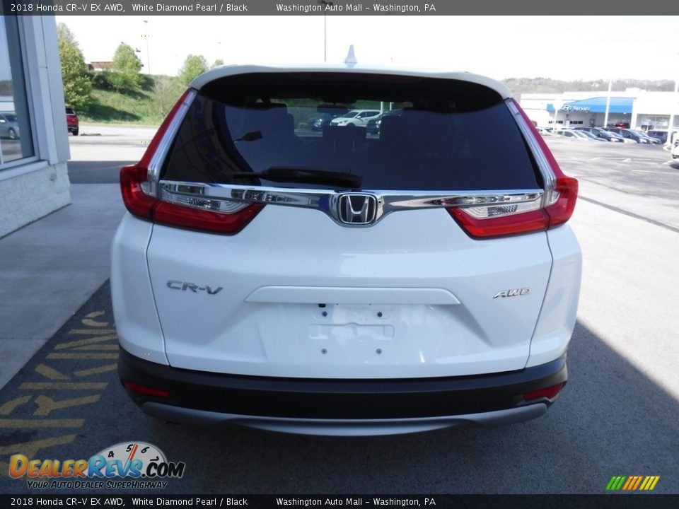 2018 Honda CR-V EX AWD White Diamond Pearl / Black Photo #8
