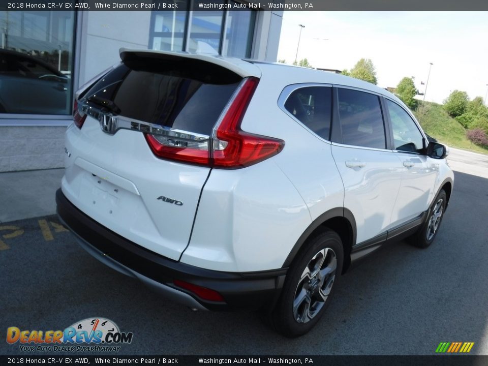 2018 Honda CR-V EX AWD White Diamond Pearl / Black Photo #9