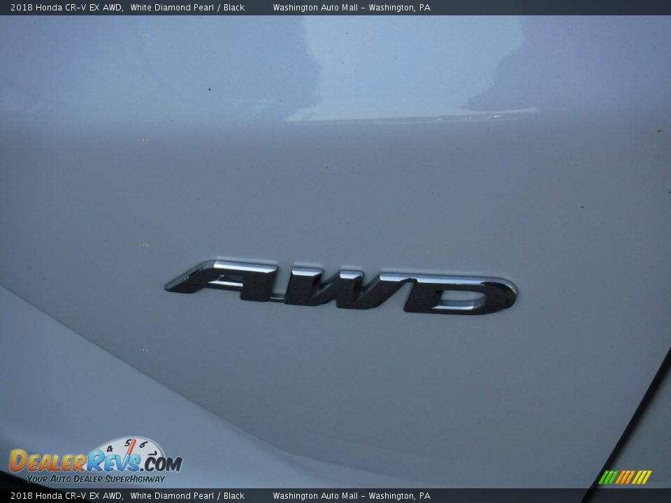 2018 Honda CR-V EX AWD White Diamond Pearl / Black Photo #10