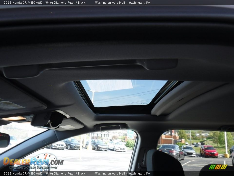 2018 Honda CR-V EX AWD White Diamond Pearl / Black Photo #11