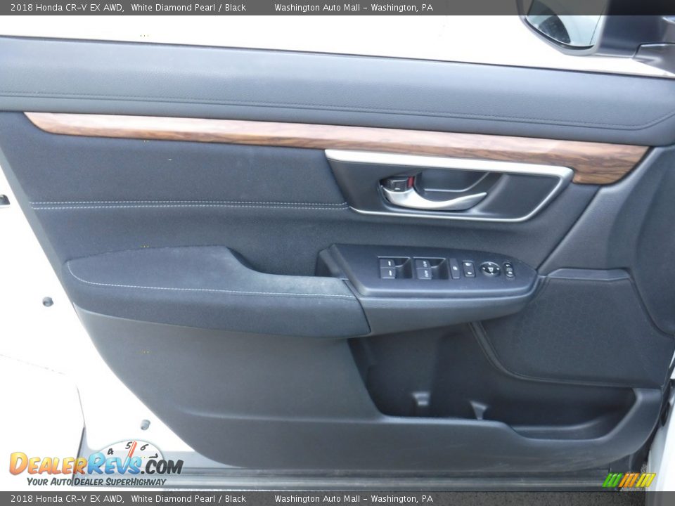 2018 Honda CR-V EX AWD White Diamond Pearl / Black Photo #13