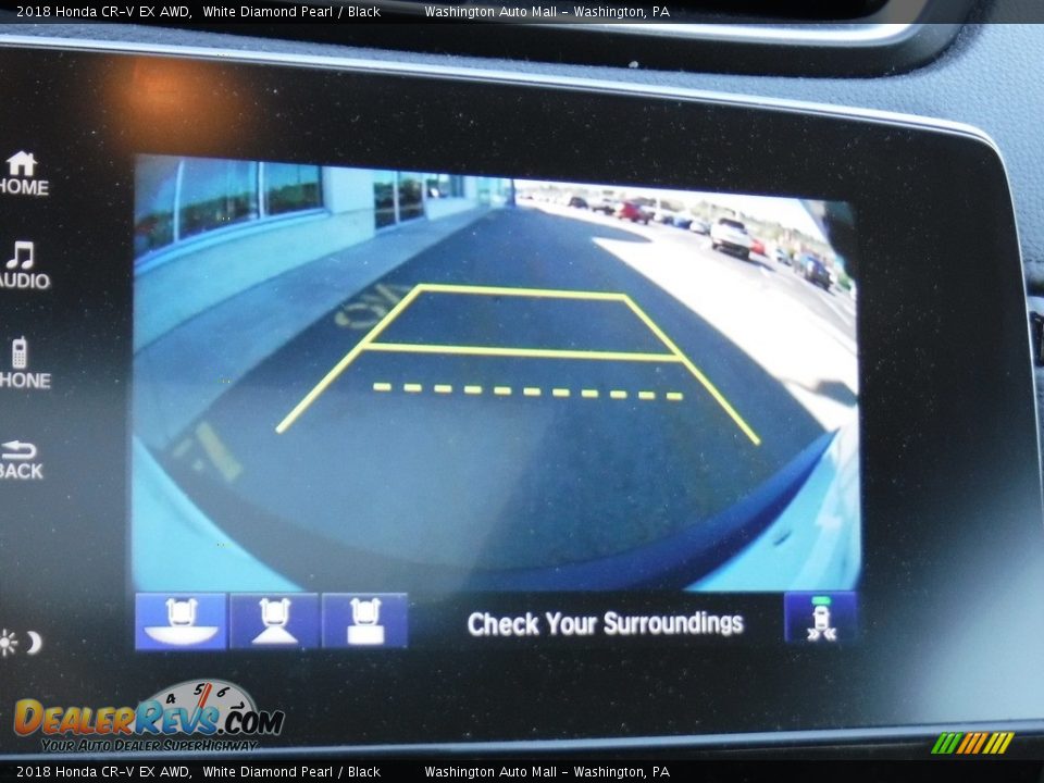2018 Honda CR-V EX AWD White Diamond Pearl / Black Photo #18