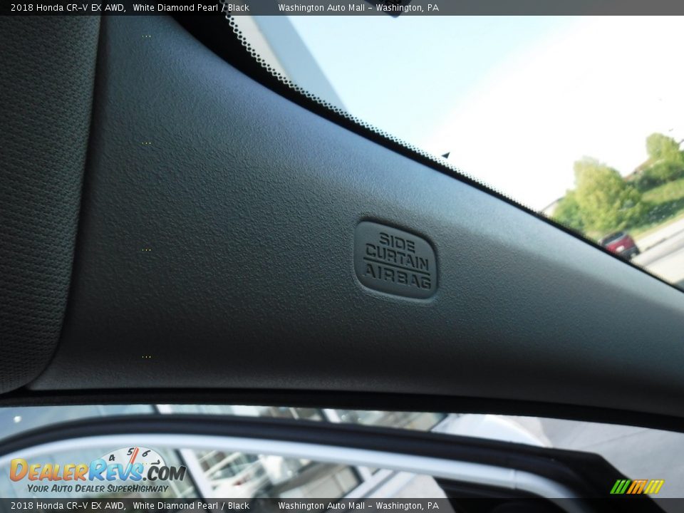 2018 Honda CR-V EX AWD White Diamond Pearl / Black Photo #21