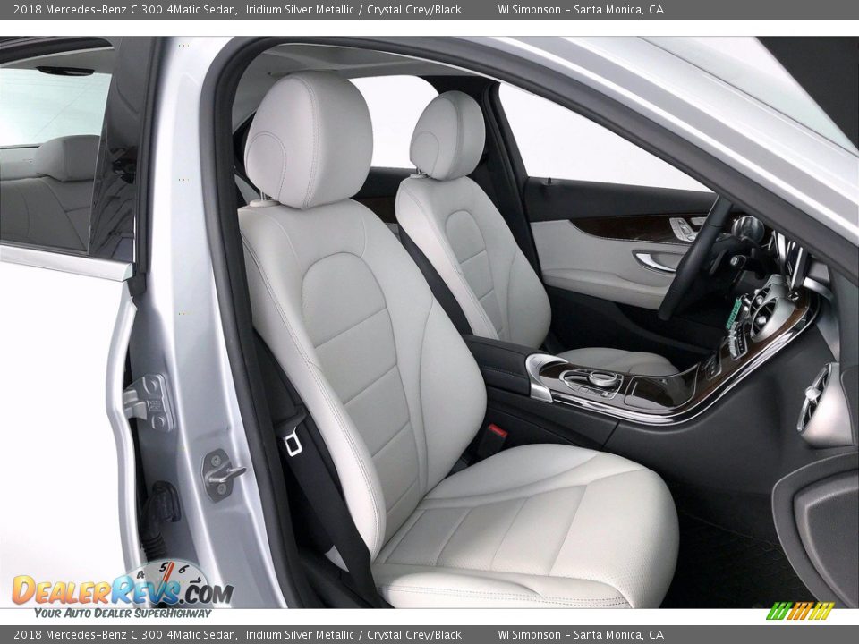 Crystal Grey/Black Interior - 2018 Mercedes-Benz C 300 4Matic Sedan Photo #6