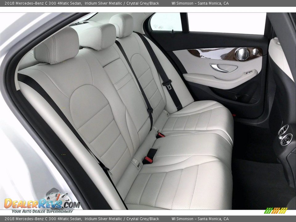 Rear Seat of 2018 Mercedes-Benz C 300 4Matic Sedan Photo #19