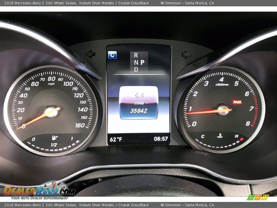 2018 Mercedes-Benz C 300 4Matic Sedan Gauges Photo #23