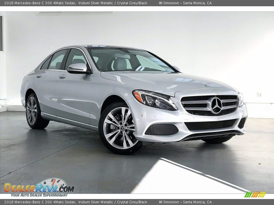 Iridium Silver Metallic 2018 Mercedes-Benz C 300 4Matic Sedan Photo #34