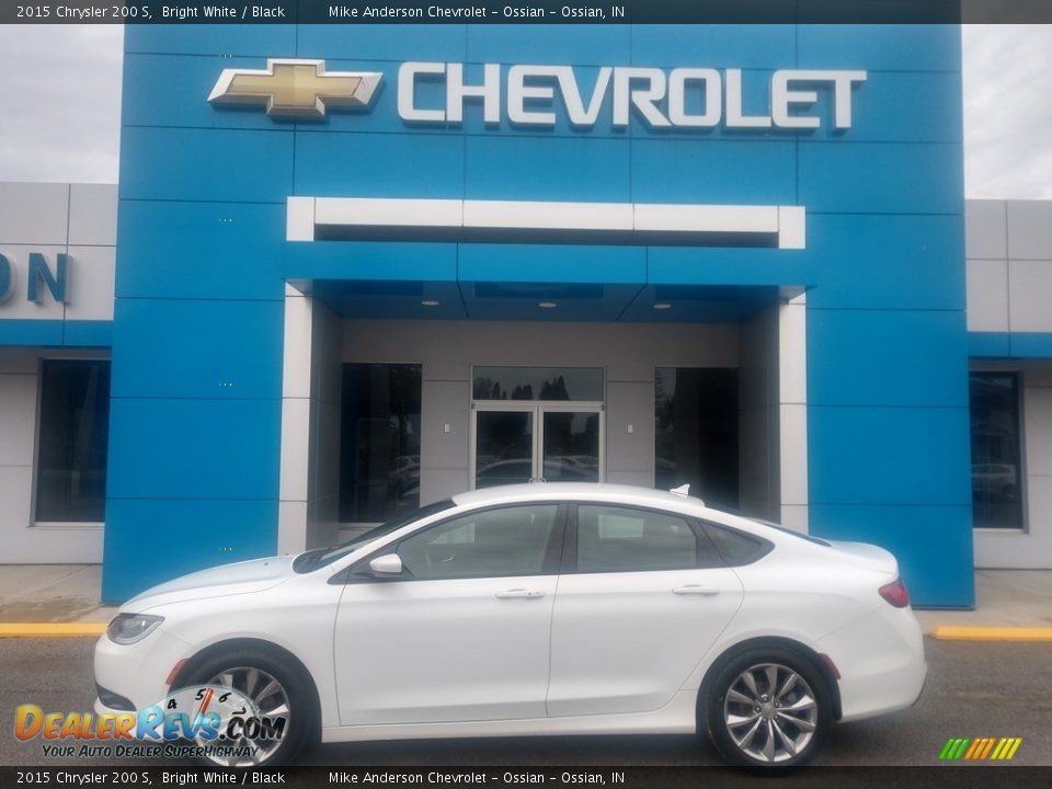 2015 Chrysler 200 S Bright White / Black Photo #1