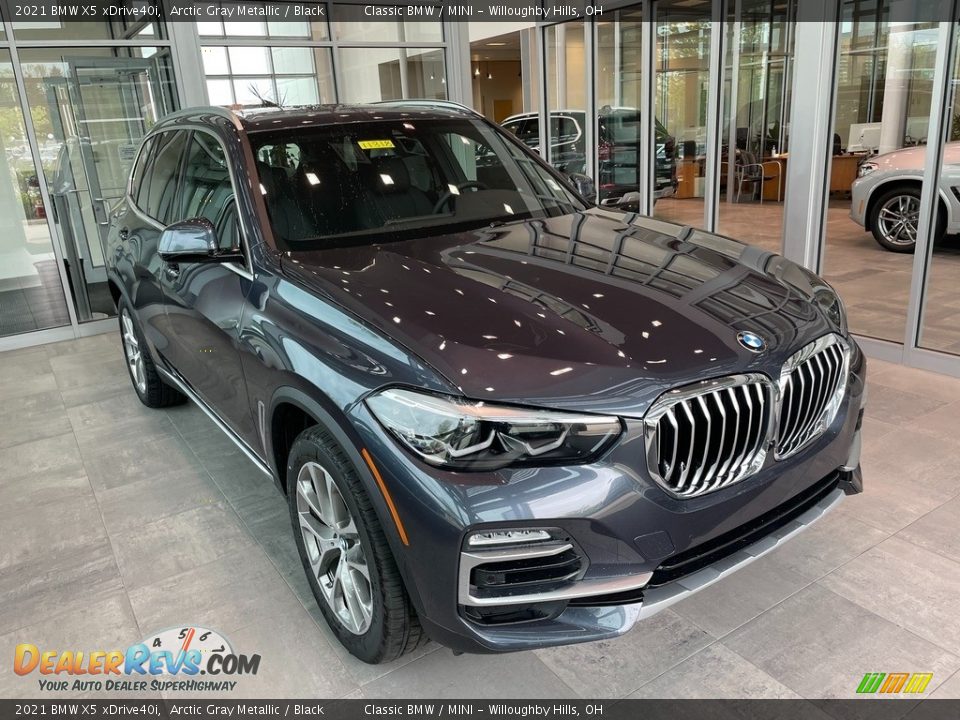 2021 BMW X5 xDrive40i Arctic Gray Metallic / Black Photo #1