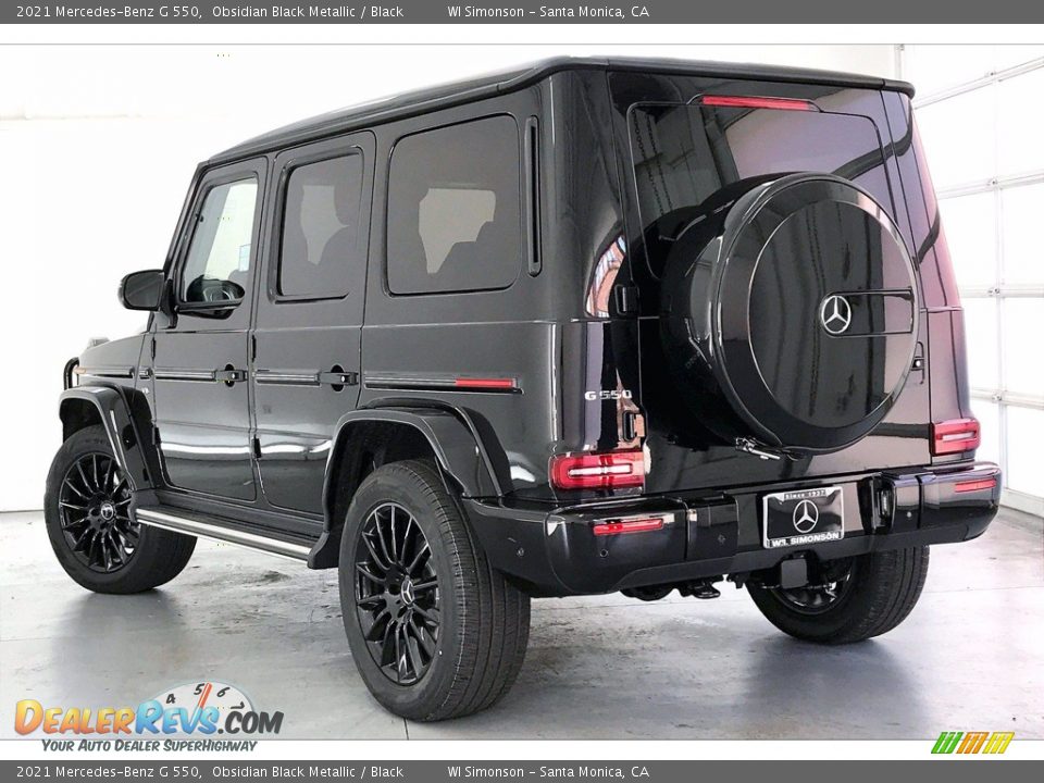 2021 Mercedes-Benz G 550 Obsidian Black Metallic / Black Photo #2