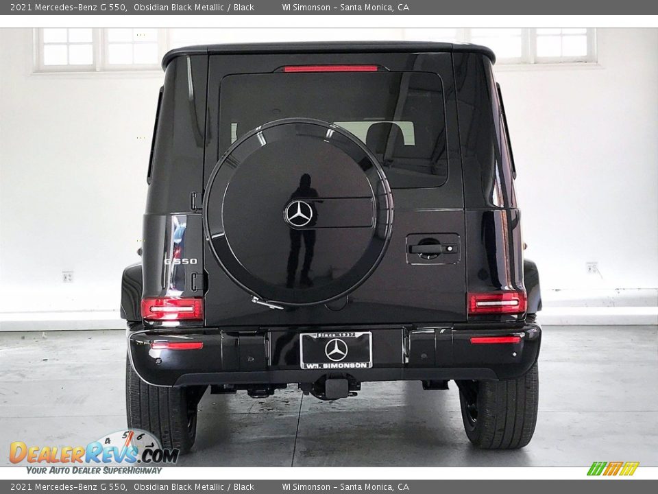 2021 Mercedes-Benz G 550 Obsidian Black Metallic / Black Photo #3