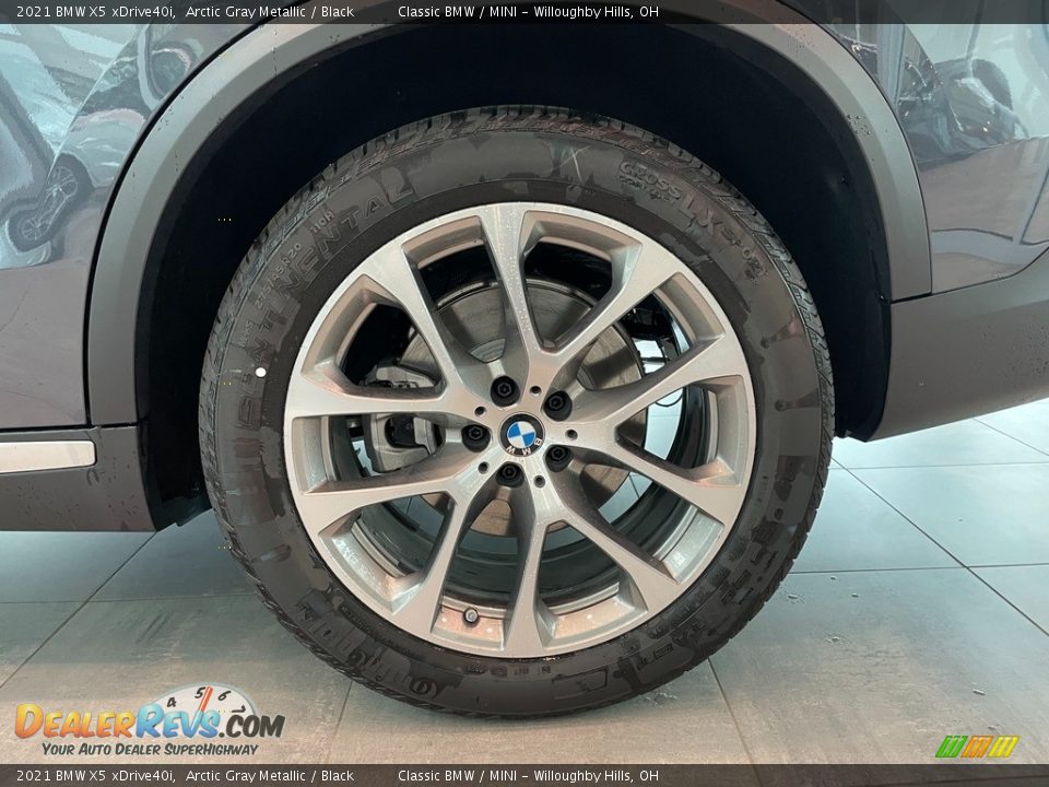 2021 BMW X5 xDrive40i Arctic Gray Metallic / Black Photo #3