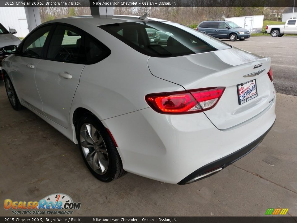 2015 Chrysler 200 S Bright White / Black Photo #7