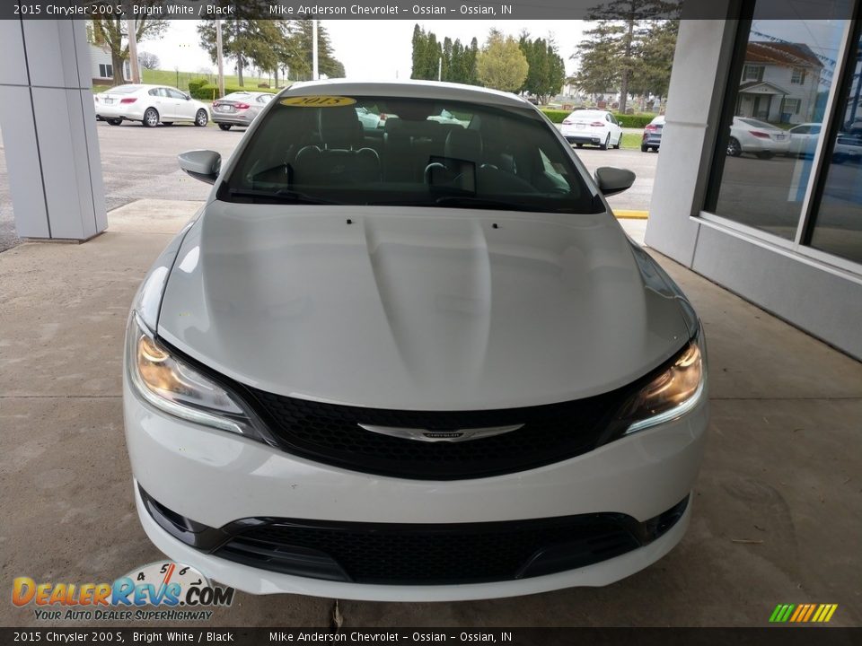 2015 Chrysler 200 S Bright White / Black Photo #9