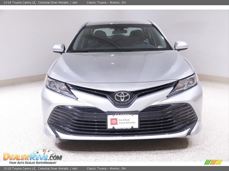 2018 Toyota Camry LE Celestial Silver Metallic / Ash Photo #2