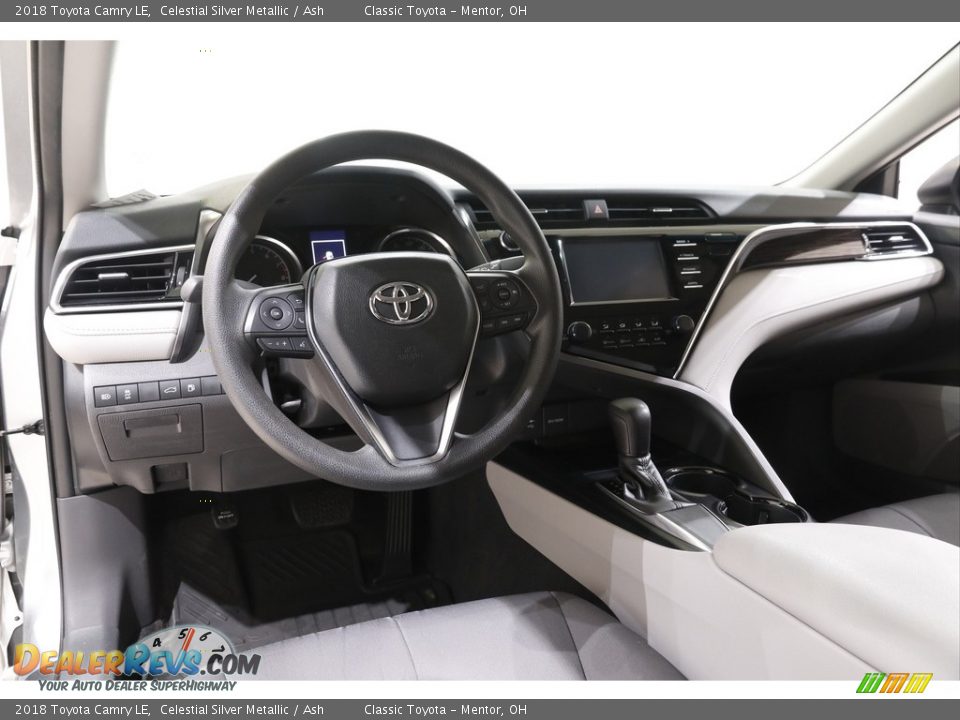 2018 Toyota Camry LE Celestial Silver Metallic / Ash Photo #6