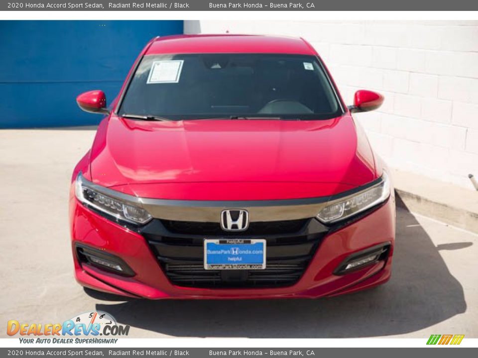 2020 Honda Accord Sport Sedan Radiant Red Metallic / Black Photo #7