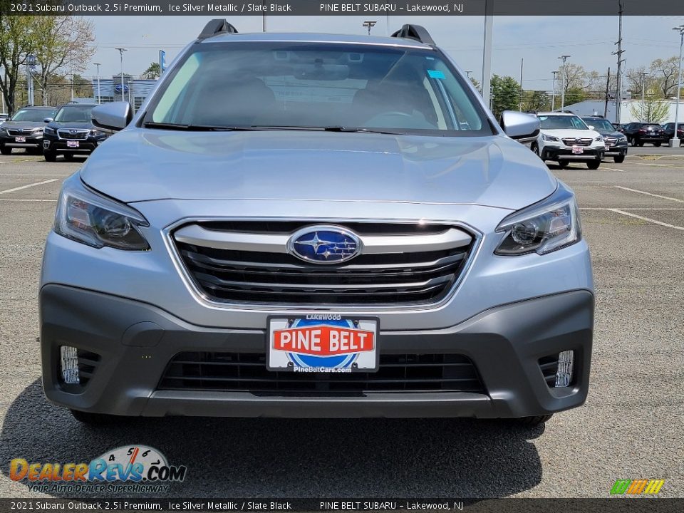 2021 Subaru Outback 2.5i Premium Ice Silver Metallic / Slate Black Photo #3