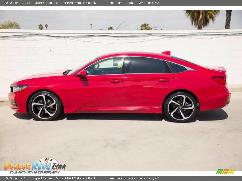 2020 Honda Accord Sport Sedan Radiant Red Metallic / Black Photo #8