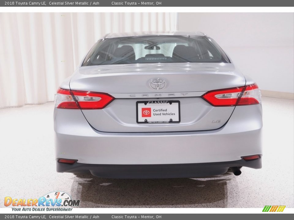 2018 Toyota Camry LE Celestial Silver Metallic / Ash Photo #15