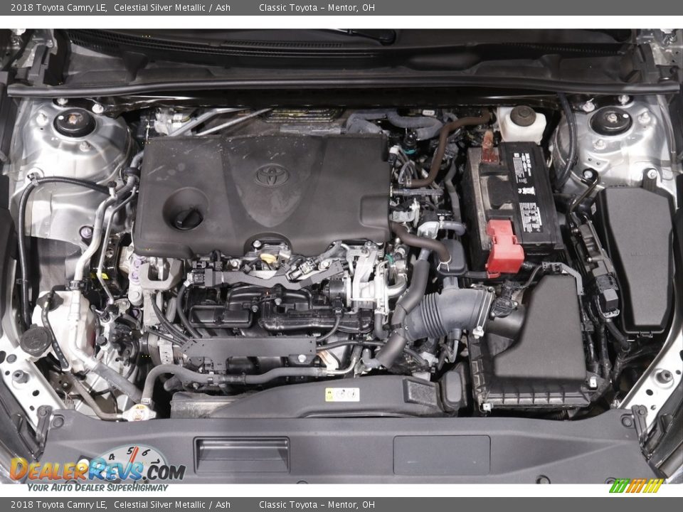 2018 Toyota Camry LE Celestial Silver Metallic / Ash Photo #16
