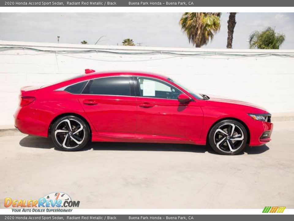 2020 Honda Accord Sport Sedan Radiant Red Metallic / Black Photo #12