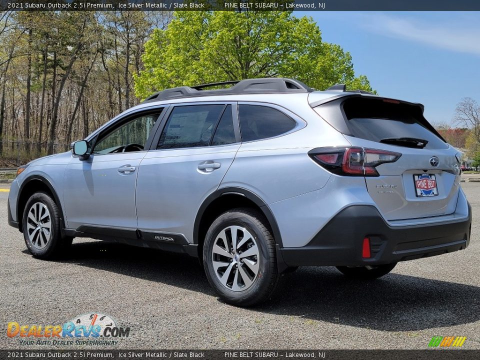 2021 Subaru Outback 2.5i Premium Ice Silver Metallic / Slate Black Photo #6