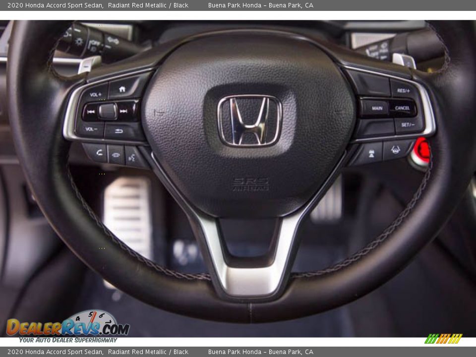 2020 Honda Accord Sport Sedan Radiant Red Metallic / Black Photo #13