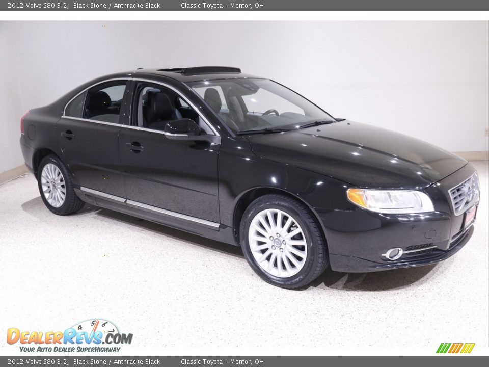 2012 Volvo S80 3.2 Black Stone / Anthracite Black Photo #1