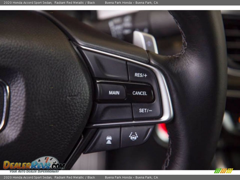 2020 Honda Accord Sport Sedan Radiant Red Metallic / Black Photo #15