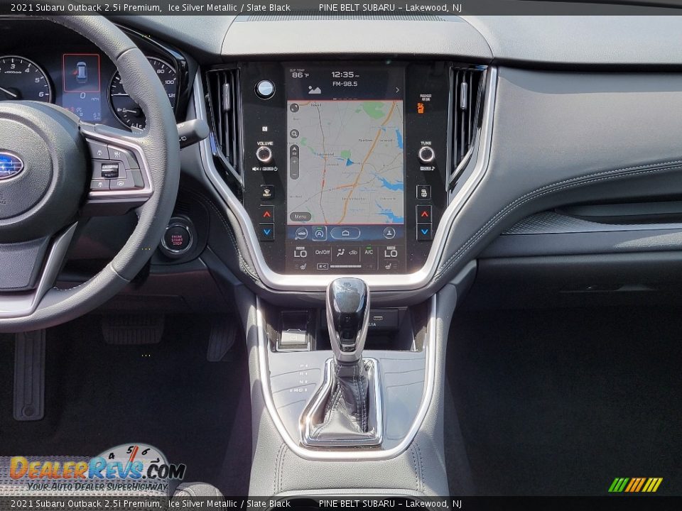 2021 Subaru Outback 2.5i Premium Ice Silver Metallic / Slate Black Photo #10