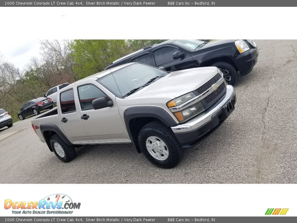 2006 Chevrolet Colorado LT Crew Cab 4x4 Silver Birch Metallic / Very Dark Pewter Photo #1