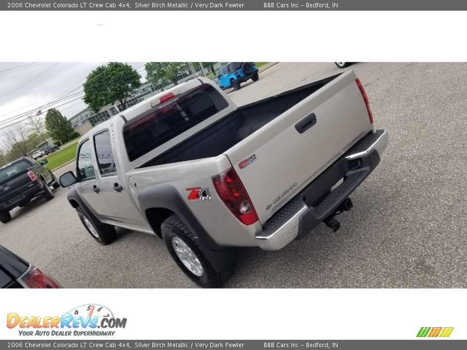 2006 Chevrolet Colorado LT Crew Cab 4x4 Silver Birch Metallic / Very Dark Pewter Photo #5