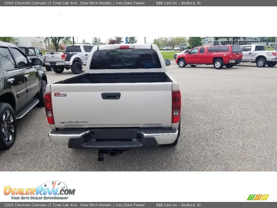 2006 Chevrolet Colorado LT Crew Cab 4x4 Silver Birch Metallic / Very Dark Pewter Photo #6