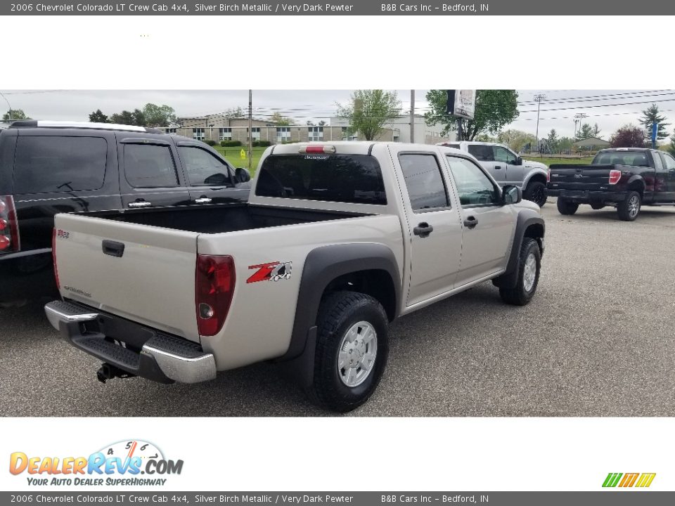 2006 Chevrolet Colorado LT Crew Cab 4x4 Silver Birch Metallic / Very Dark Pewter Photo #7