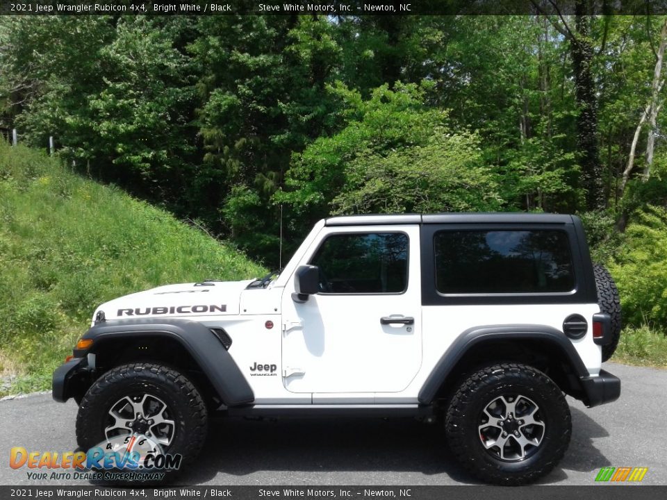 Bright White 2021 Jeep Wrangler Rubicon 4x4 Photo #1