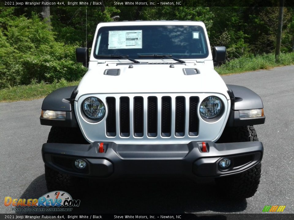 2021 Jeep Wrangler Rubicon 4x4 Bright White / Black Photo #3