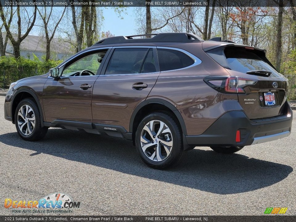 2021 Subaru Outback 2.5i Limited Cinnamon Brown Pearl / Slate Black Photo #6