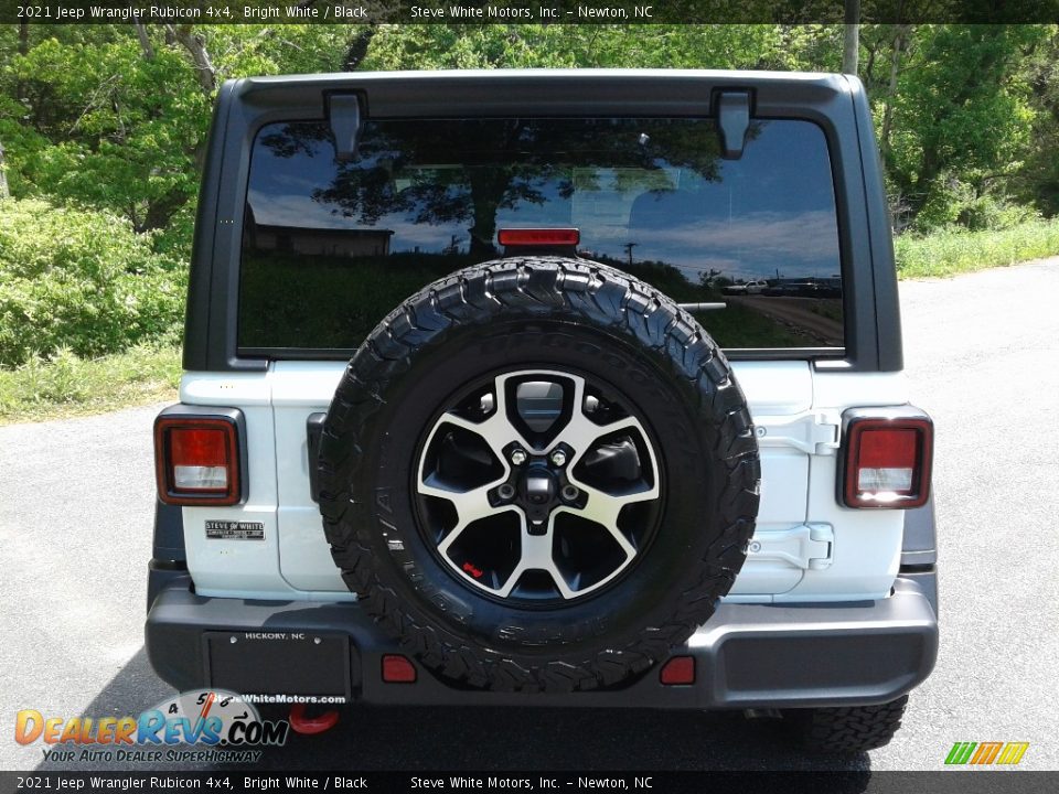 2021 Jeep Wrangler Rubicon 4x4 Bright White / Black Photo #7