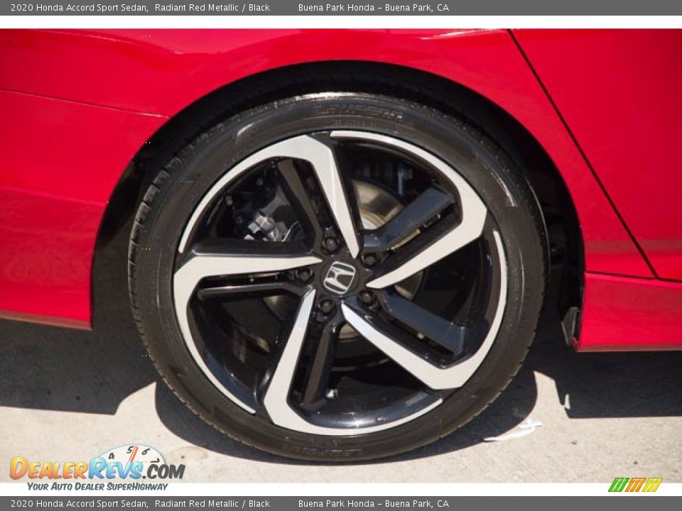 2020 Honda Accord Sport Sedan Radiant Red Metallic / Black Photo #34