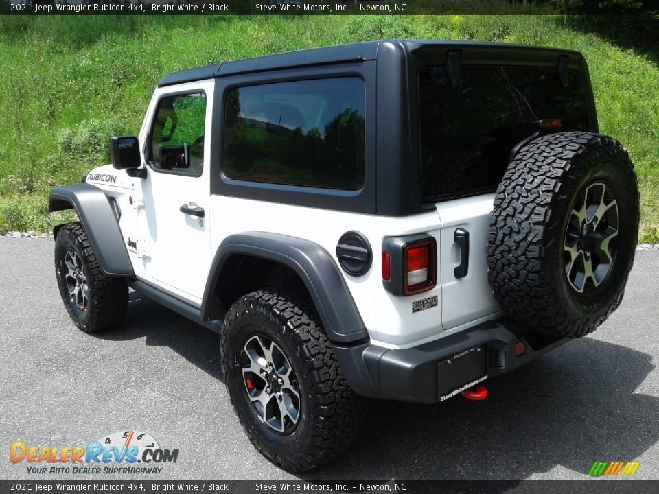 2021 Jeep Wrangler Rubicon 4x4 Bright White / Black Photo #8