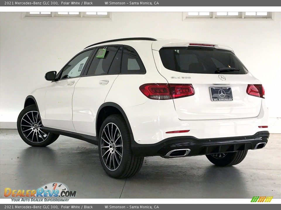 2021 Mercedes-Benz GLC 300 Polar White / Black Photo #2