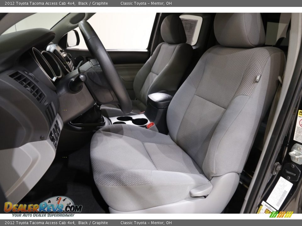 2012 Toyota Tacoma Access Cab 4x4 Black / Graphite Photo #5