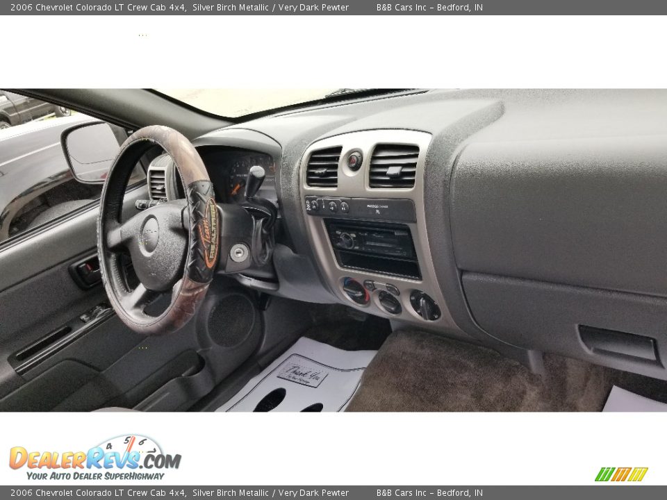 2006 Chevrolet Colorado LT Crew Cab 4x4 Silver Birch Metallic / Very Dark Pewter Photo #19