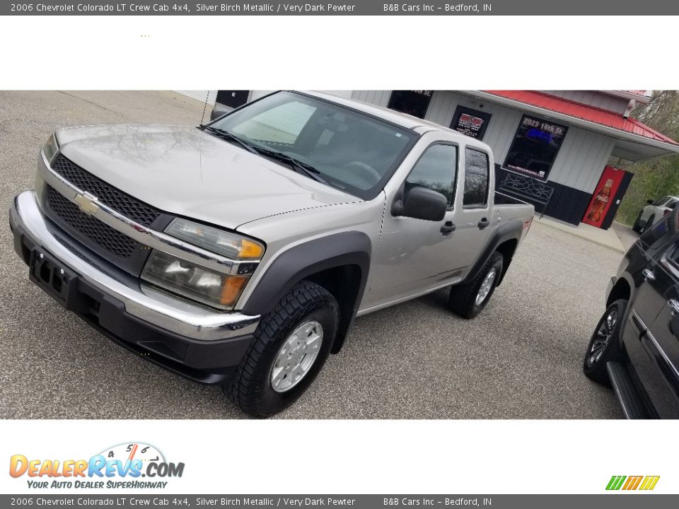 2006 Chevrolet Colorado LT Crew Cab 4x4 Silver Birch Metallic / Very Dark Pewter Photo #23