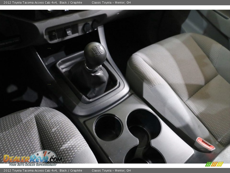 2012 Toyota Tacoma Access Cab 4x4 Black / Graphite Photo #11